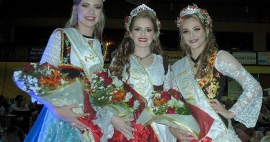 2ª Princesa Bruna Rother Soethe, Rainha Maiara Stuelp e 1ª Princesa Tatiele Mara Schneider